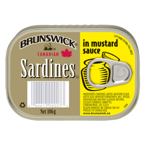 Brunswick<sup>®</sup> Sardines in Mustard Sauce – 106g