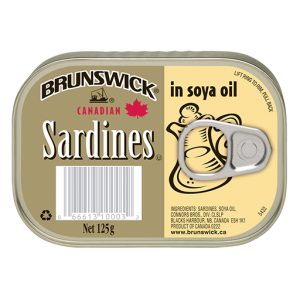 Brunswick<sup>®</sup> Sardines in Soya Oil – 125g