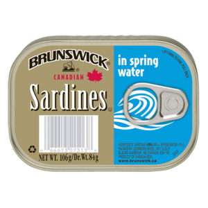 Brunswick<sup>®</sup> Sardines in Spring Water – 106g