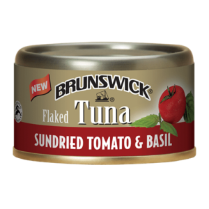 Brunswick<sup>®</sup> Flaked Tuna Sundried Tomato & Basil – 85g