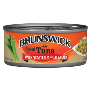 Brunswick<sup>®</sup> Flaked Tuna with Vegetables and Jalapeño – 142g