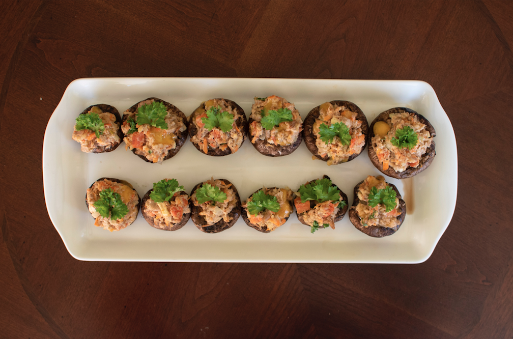 BRUNSWICK<sup>®</sup> TUNA STUFFED MUSHROOMS